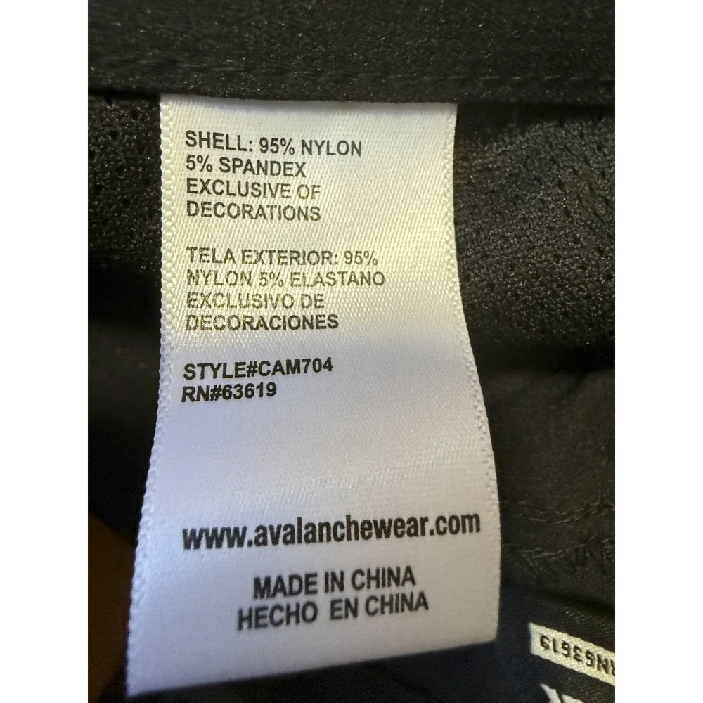 AVALANCHE Traveler Pant‎ - Men's 2-Way Stretch Black Pants - Large - NEW  NWT